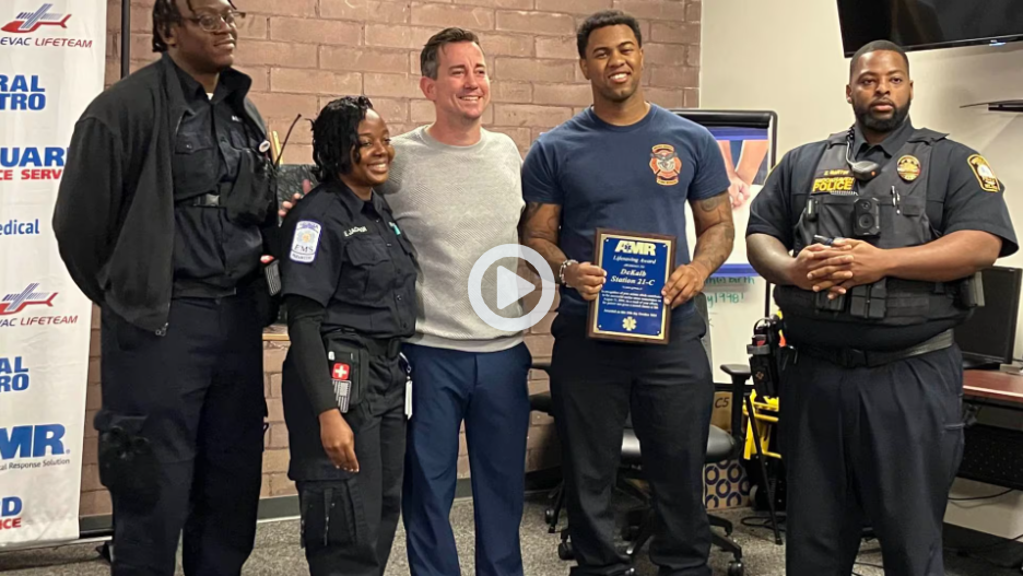  Metro Atlanta First Responders Honored for Saving Man’s Life During Cardiac Arrest