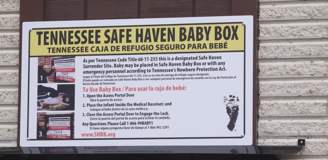 Safe Haven Baby Box Installed at Rural Metro Fire Station in Halls, Tennessee